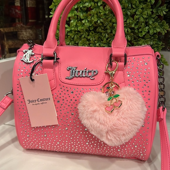 Juicy Couture Handbags - 🩷🍒Juicy couture dazzle speedy satchel